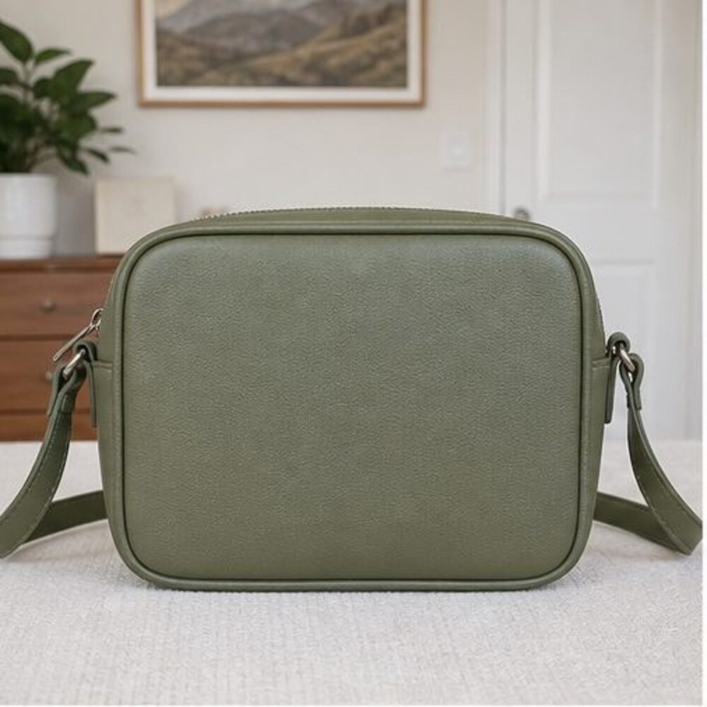 Olive Faux Leather Bag